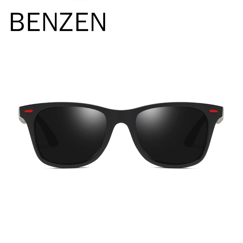 BENZEN, поляризационные солнцезащитные очки, мужские, фирменный дизайн, винтажные, мужские, солнцезащитные очки для вождения, Ретро стиль, женские, оттенки, черные, новинка 9351