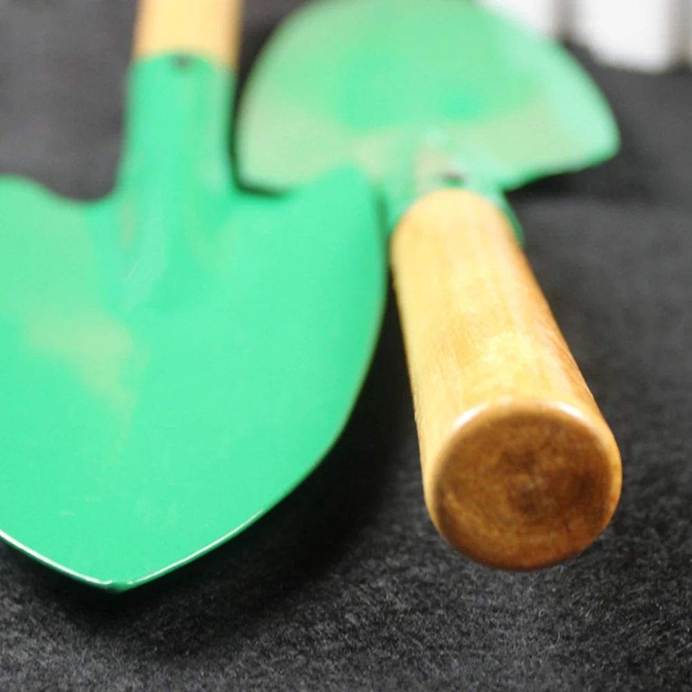 Gardening Tools Wooden Handle Small Shovel Meaty Pots Loose Soil Iron Flowers Planting Excavation 20 * 7cm | Инструменты