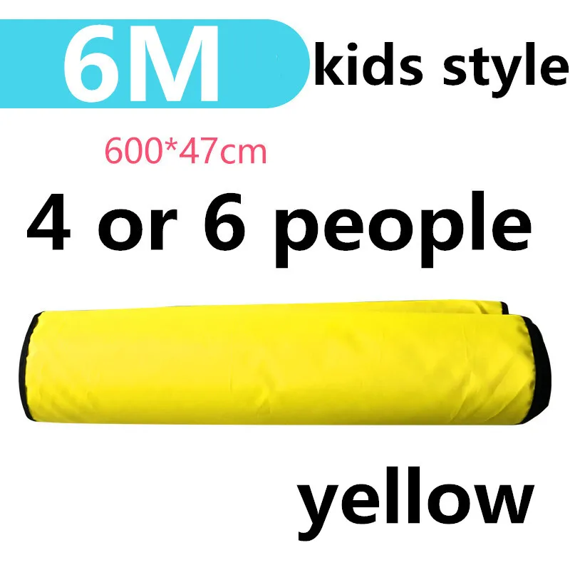 6M yellow Happymaty напольный подвижный коврик для командной работы, спортивных тренировок, групповых игр, игрушки для детей и взрослых, веселые игры, игрушки для бега - Цвет: 6M yellow