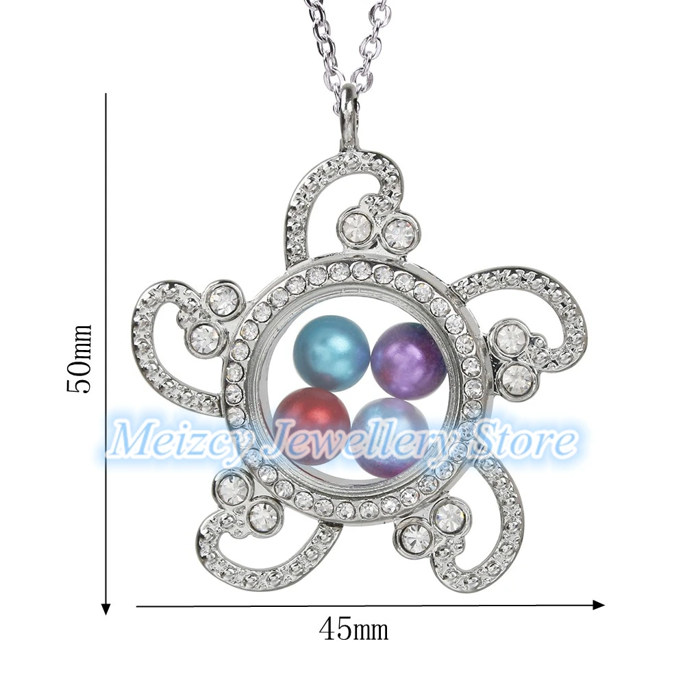 Хрустальный цветок стеклянный медальон кулон из бисера жемчужная клетка живая