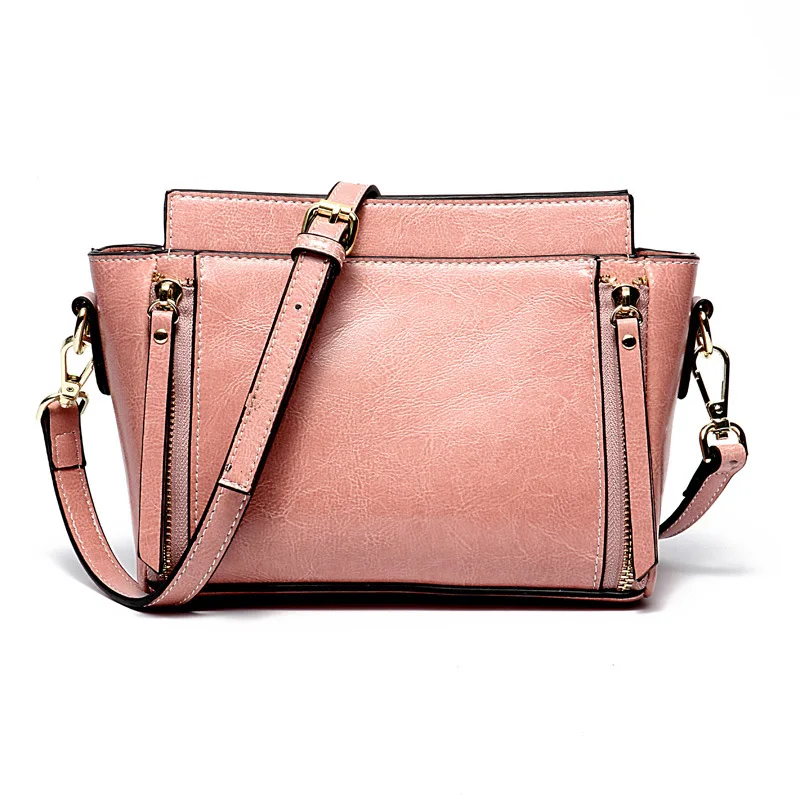 

Luxury Brand Leather Crossbody Bags For Women Original Zipper Shoulder Bags New Arrival Ladies Harajuku Shoulder Bags