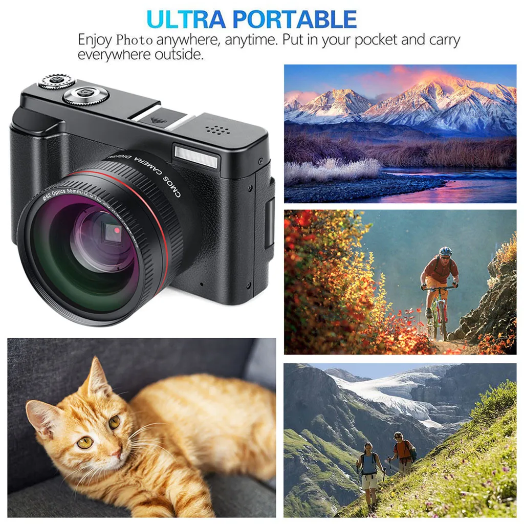HIPERDEAL, цифровая камера, модная, 24MP, Full HD, WiFi, камера, 3,0 дюймов, 180 градусов, вращение, флип-экран, камера, 16X, цифровой зум, May30