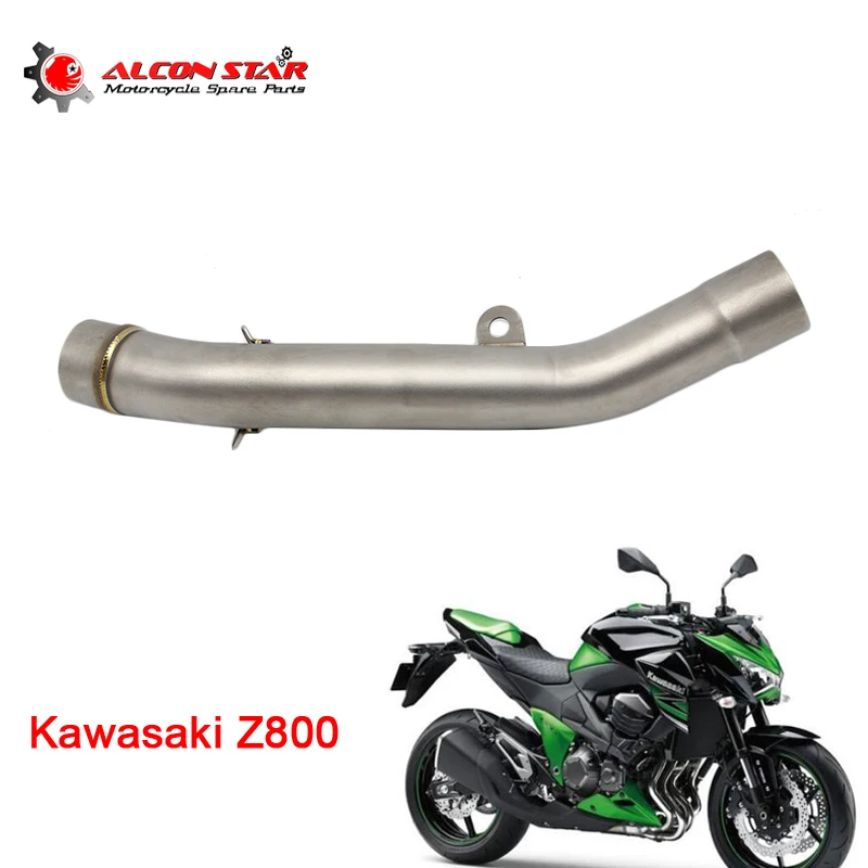

Alconstar-выхлопная средняя труба мотоцикла, глушитель, соединительная труба, переходная труба средней секции для kawasaki Z800 2013-2016