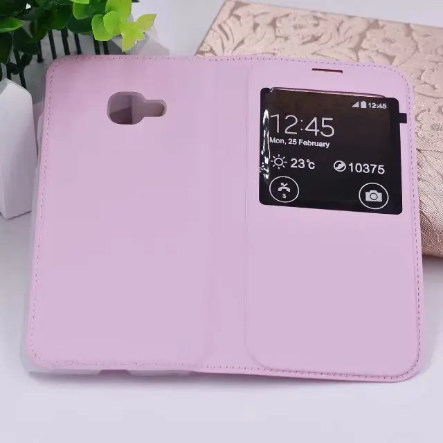 Для samsung Galaxy Xcover 4 G390F 5," Xcover4 чехол с окошком из искусственной кожи противоударный защитный чехол для мобильного телефона черные чехлы на заднюю крышку