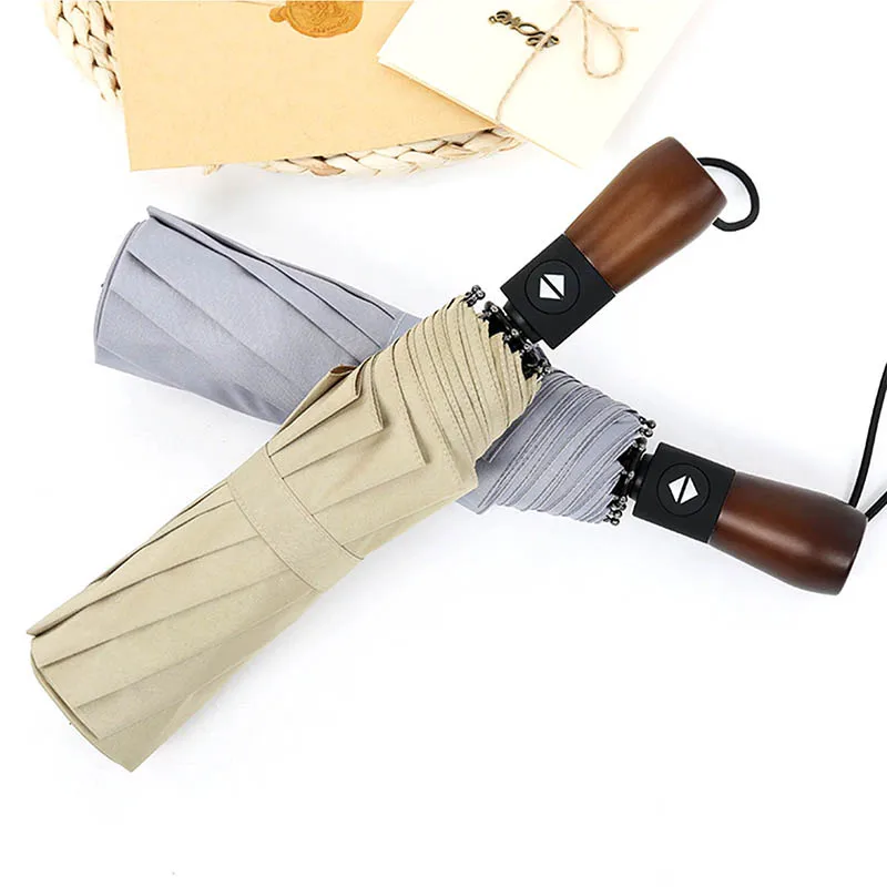 Креативный мужской зонт от дождя и солнца Женский автоматический складной с