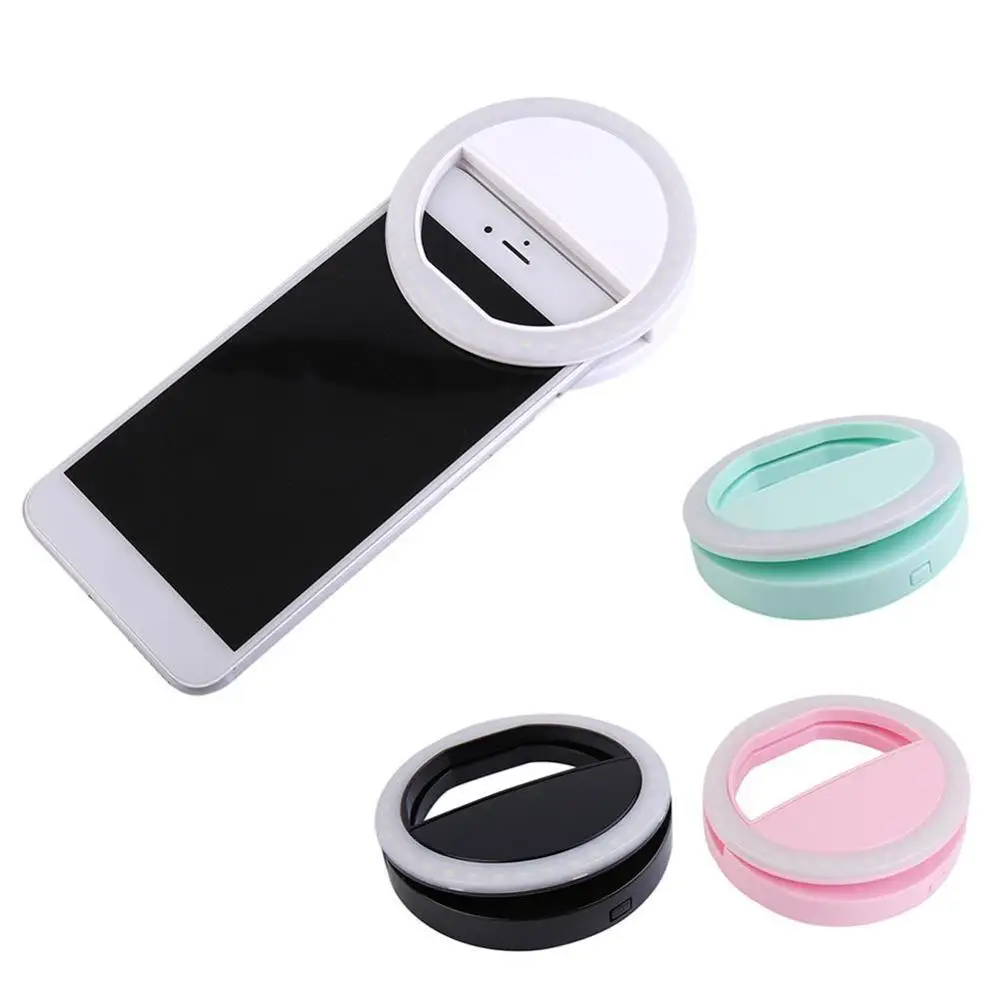 2018 New Fashion Portable Selfie LED Ring Flash Fill Light Clip Camera with 36 For Iphone Samsung Xiaomi HTC | Мобильные телефоны и