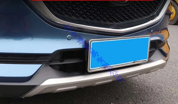 Для Mazda CX 5 CX5 2017 2018 Нержавеющая сталь передний и задний бампер Нескользящая