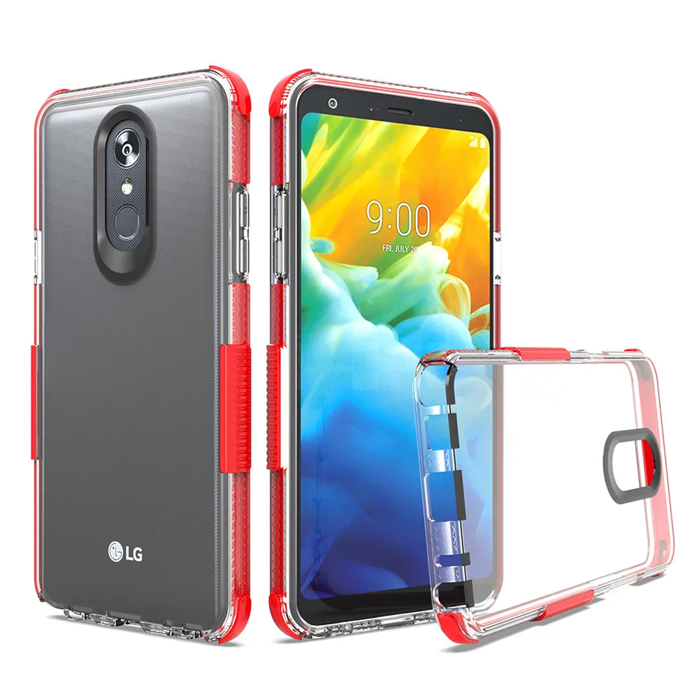 Ультратонкий Прозрачный чехол для LG Stylo 5 Жесткий акриловый противоударный из ТПУ