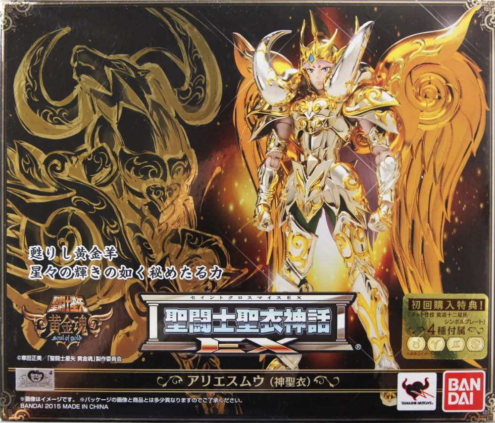 100% Оригинальная фигурка BANDAI Tamashii Nation Saint Cloth Myth EX тканевая Овен Mu GOD из Seiya|cloth