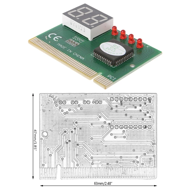 2 значный код PCI карты анализатор материнской платы диагностический столб тестер