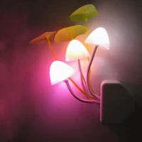 night light mushroom lamp novelty for baby led bulbs emergency ac euus plug right sensor 3 colourful fungus z20
