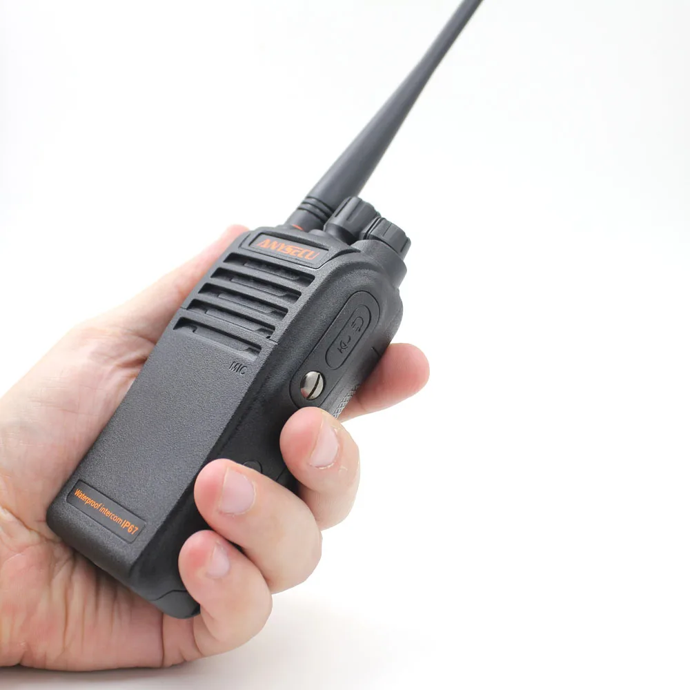 Рация Anysecu WP 67 IP67 водонепроницаемая радиостанция UHF 400 470 МГц двусторонняя