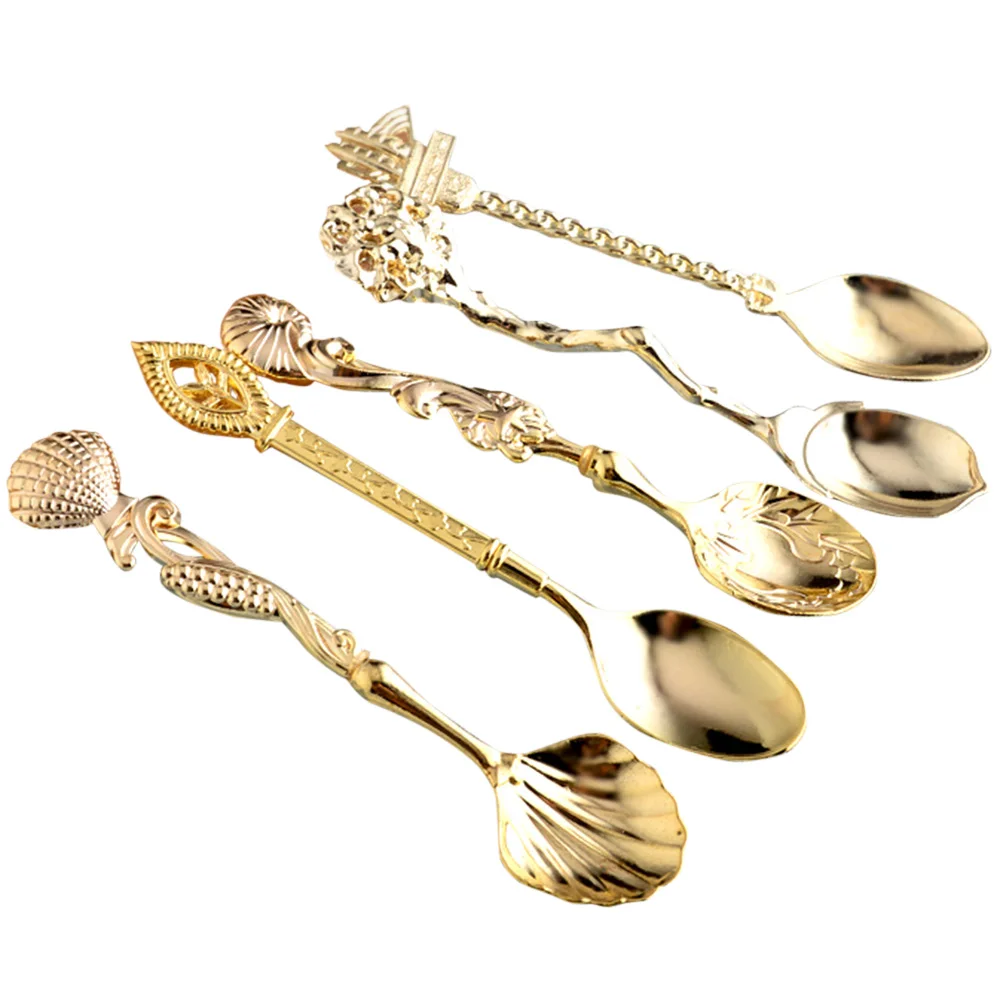 Винтажные морские бриллианты 5 шт./компл. столовые приборы из цинкового сплава