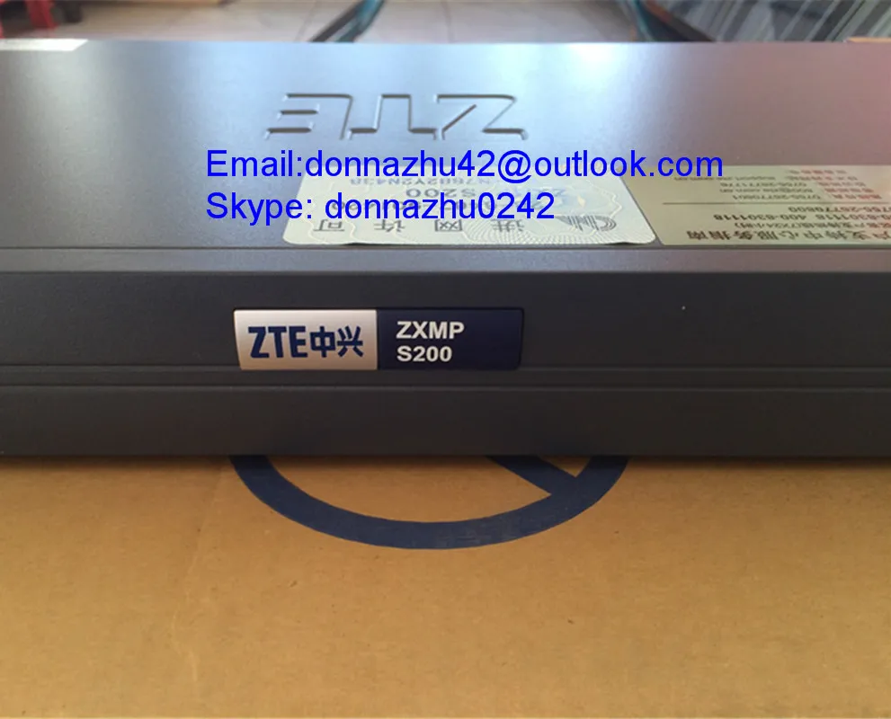 Оригинальное оборудование для оптической передачи ZTE ZXMP S200 AC 4 порта 21E1 155 м 75 Ом| |