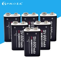 palo 9 volt li ion rechargeable battery 6f22 9v li ion lithium battery for rc helicopter model instruments