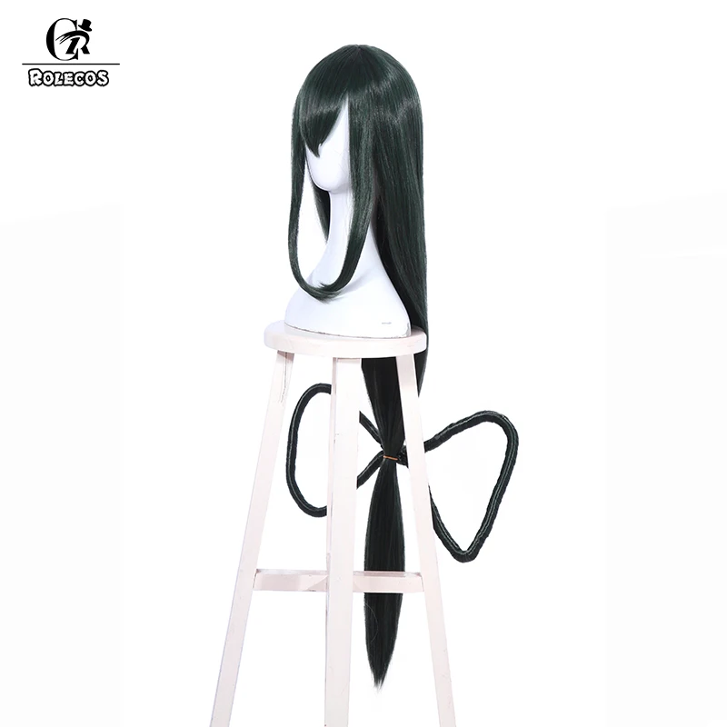 Головной убор для косплея ROLECOS Моя геройская Академия Tsuyu Asui синтетические волосы