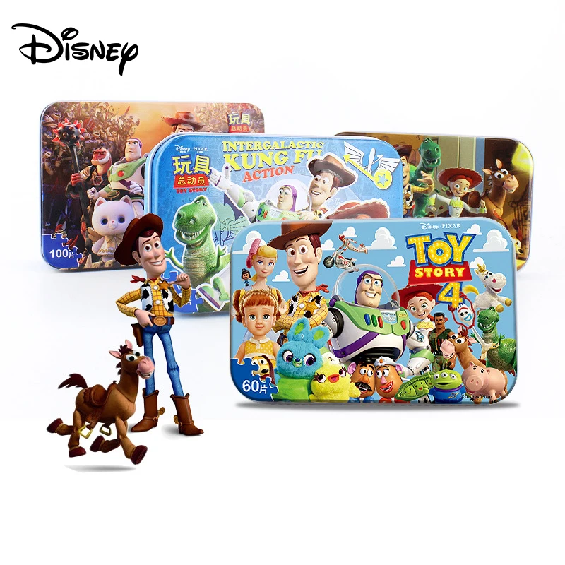 Деревянная головоломка История игрушек Disney железная коробка для раннего