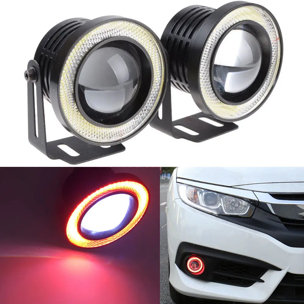 Krator 2 шт. 5 дюйма COB LED Противотуманные фары объектив проектора автомобильный угол