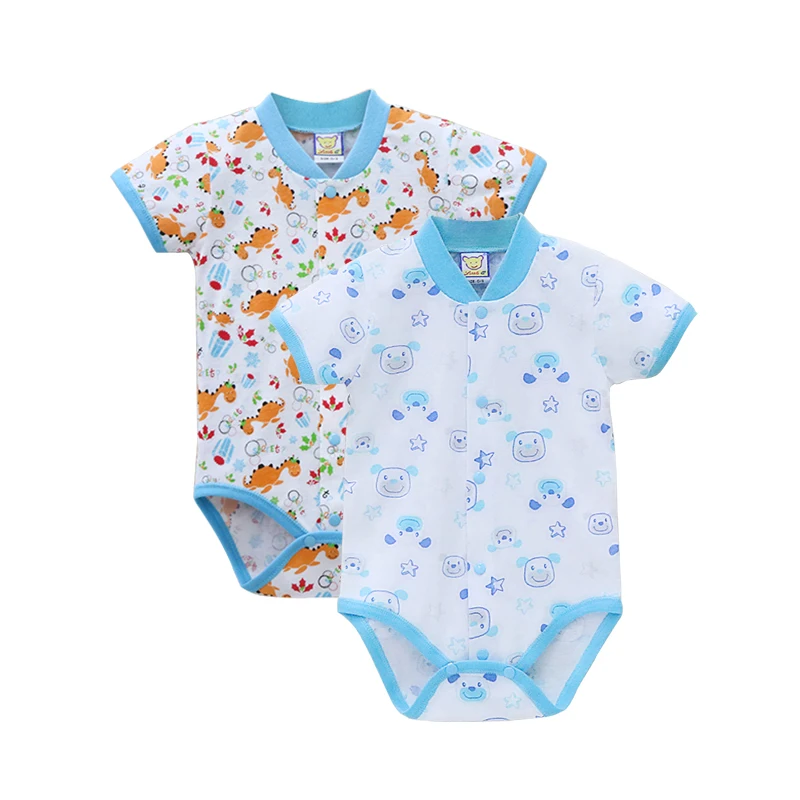 2 PCS A11 Детские боди из хлопка, 2 шт./лот, одежда для мальчиков и девочек 0-12 месяцев, цельная Одежда для новорожденных на Рождество - Цвет: 2 PCS A11