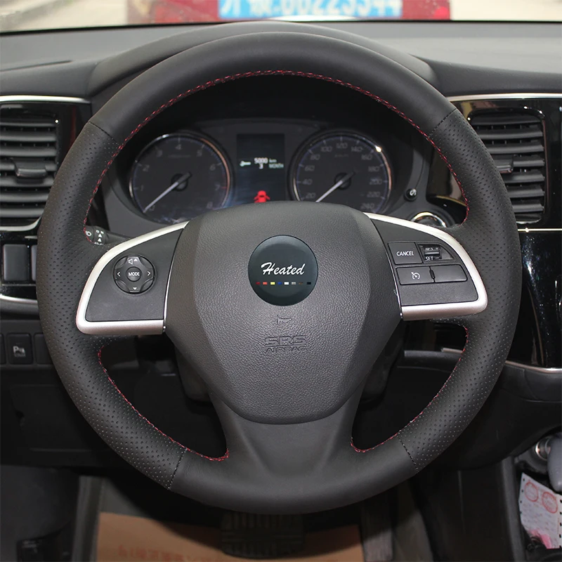 Чехол на руль для Mitsubishi Outlander 2013 Mirage ASX L200 Оплетка на руль