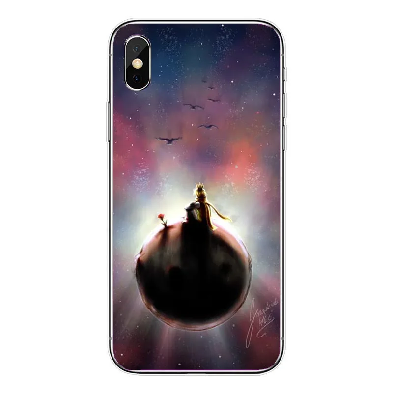 Жесткий пластиковый чехол с рисунком Маленького принца земли для iPhone 6 6S Plus 5S 7 8Plus