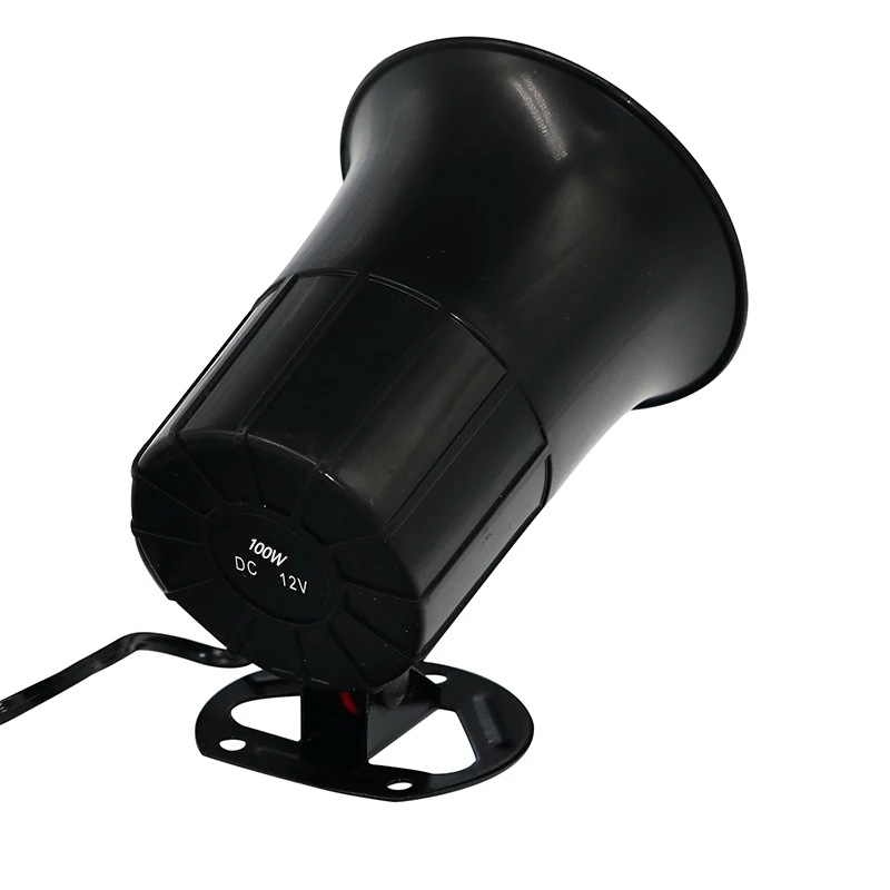 Motolovee Универсальный 12V 100W Авто громкий звуковой сигнал 105-115db сирена с 6 звук тон Мегафоны сигнализации для мотоциклов автофургон лодка
