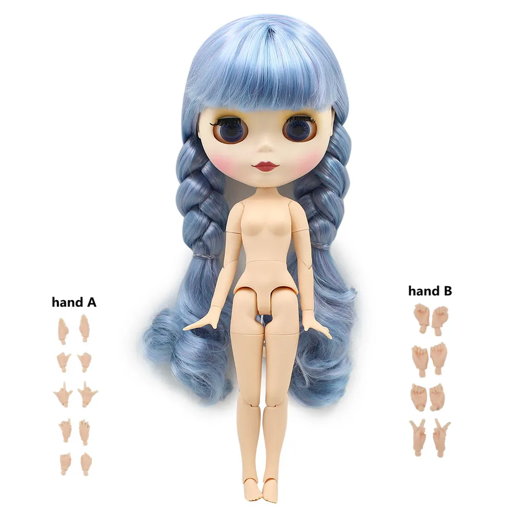 ICY blyth кукла Обнаженная фабрика нормальное и общее тело с ручным набором AB Мода BJD кукла девочка кукла специальная цена - Цвет: 62271049-M