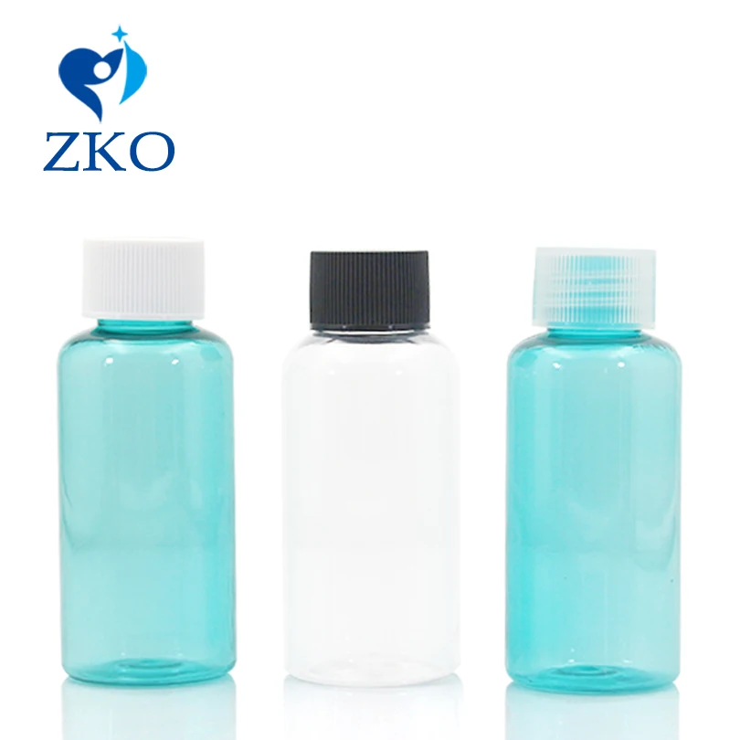 Косметическая многоразовая бутылка 80 мл с колпачком для колы