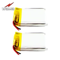 2x wama 802535 680mah li polymer 3 7v rechargeable batteries for bluetooth speakers lamps lights