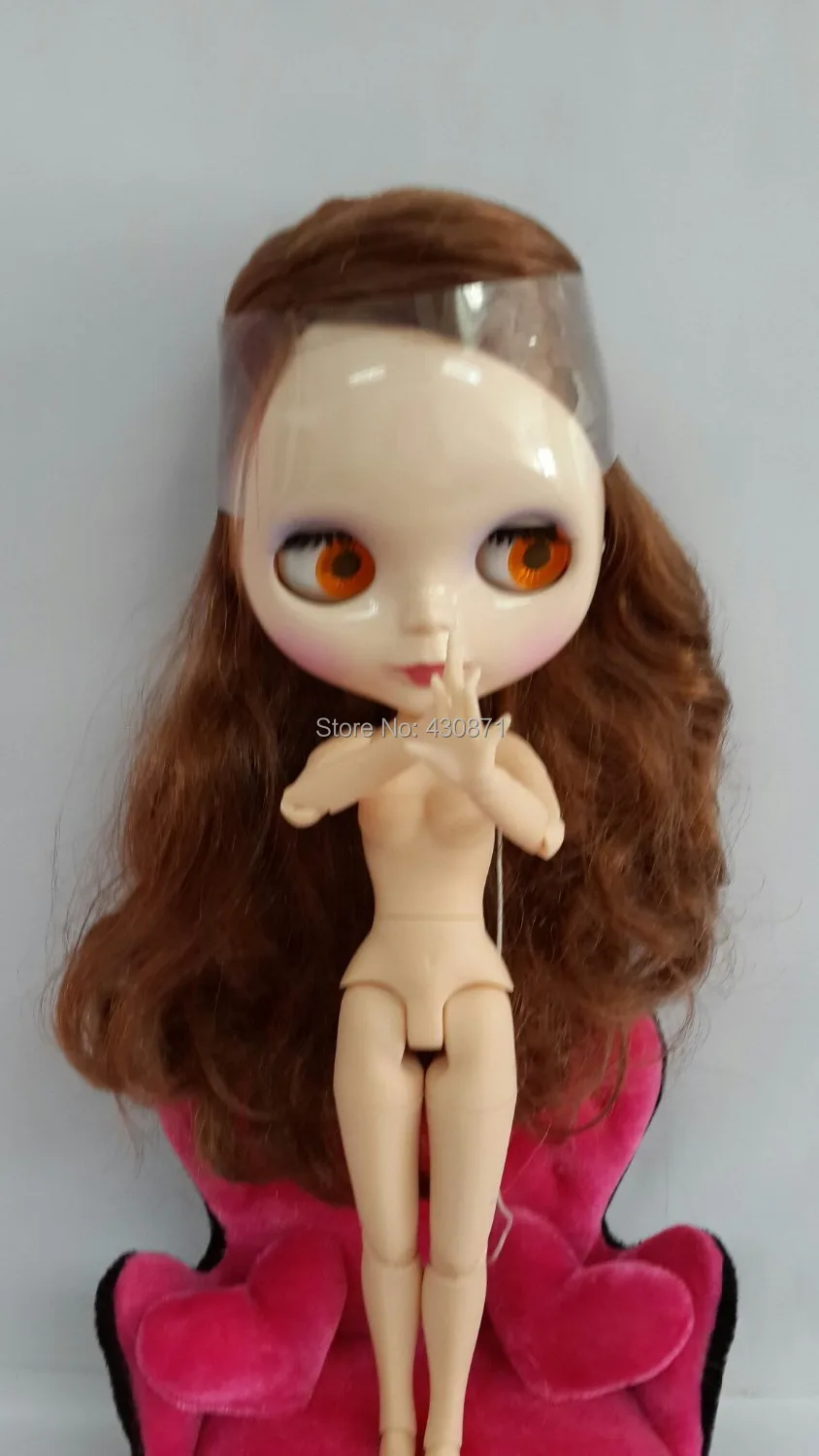 Коричневая кукла для волос с шарнирным телом Blyth | Игрушки и хобби