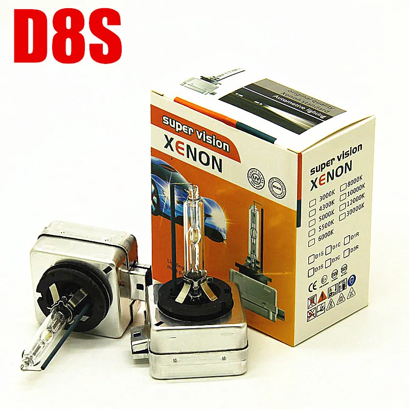 1 пара ксеноновых 35 Вт D8S hid фара 4300 K 8000 K 6000 K D8S 12 V 35 W свет