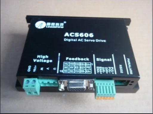 Полный набор новая Сервосистема Leadshine сервопривод постоянного тока ACS606 и 200 Вт
