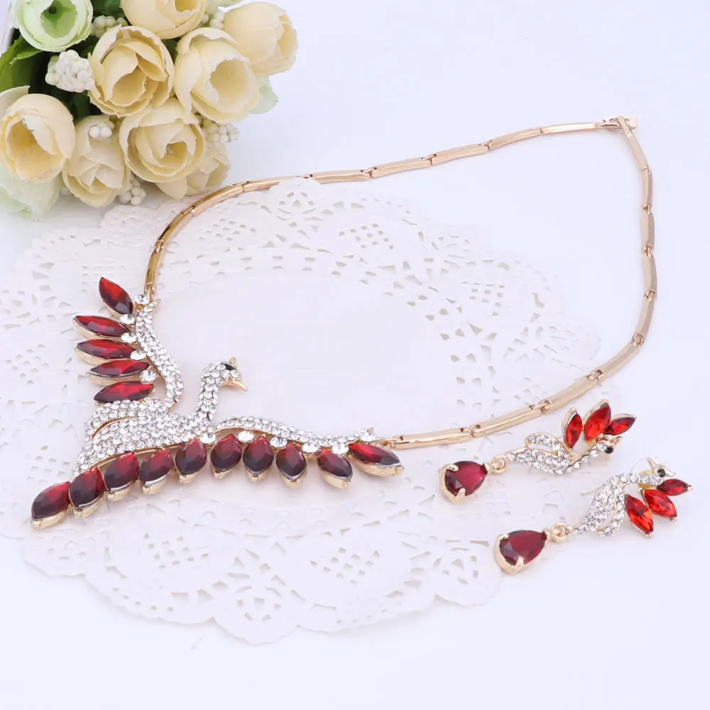 OUHE роскошное женское ожерелье с кубическим цирконием сверкающий кристалл