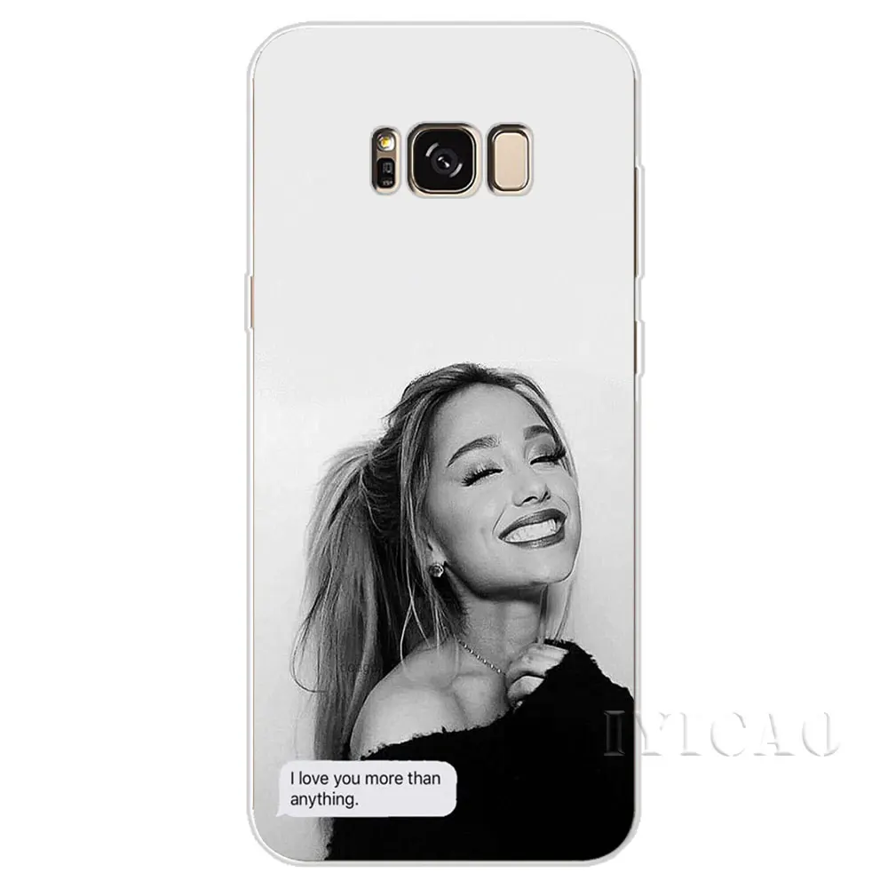 IYICAO Ариана Гранде AG радуга Жесткий чехол для Samsung Galaxy J1 J2 J3 J5 J6 J7 ЕС и США премьер M10