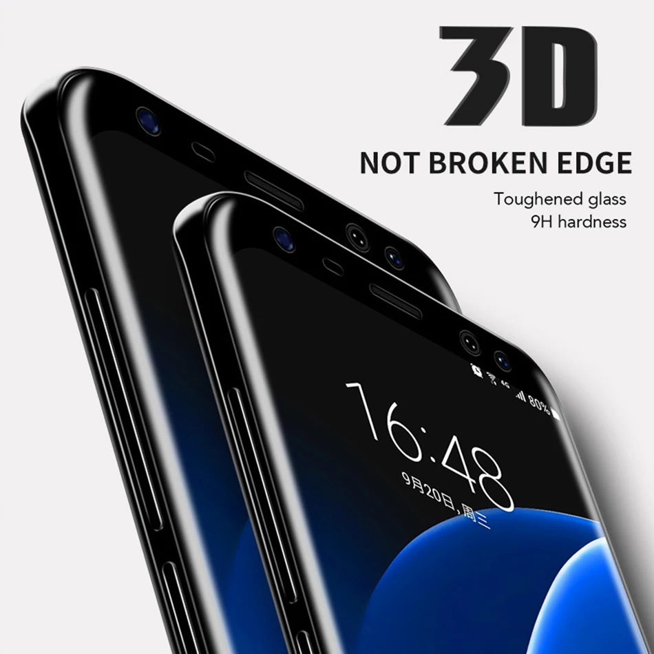 Tempered Glass for Samsung Galaxy S9 Plus Screen Protector on the 3D Note 8 Protective S8 S7 Edge | Мобильные телефоны и
