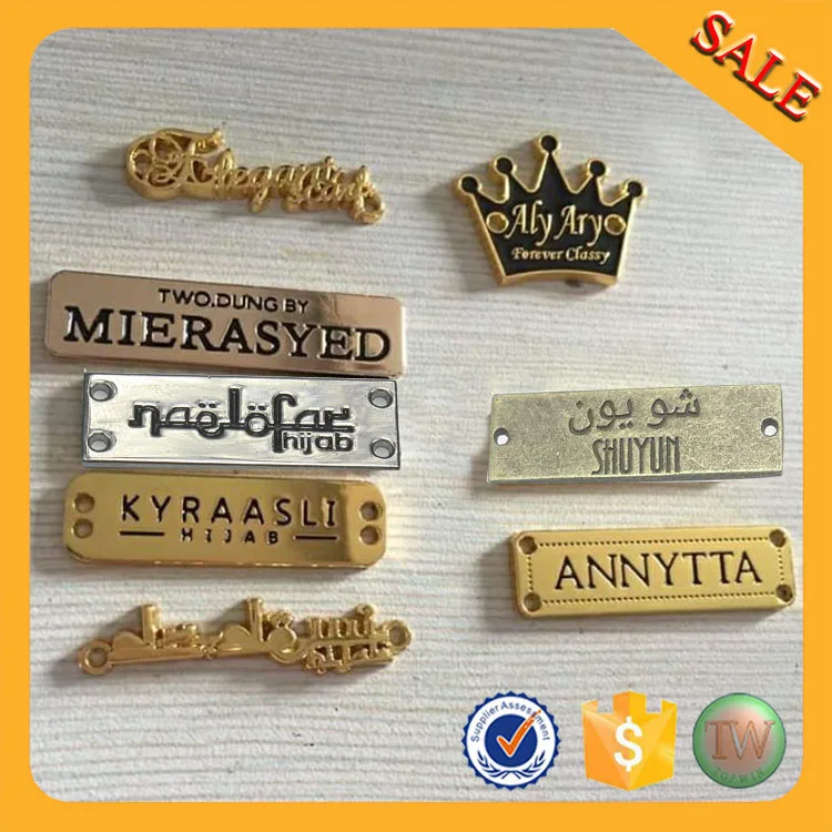 44 звена оплаты заказа на заказ металлическая этикетка для одежды от