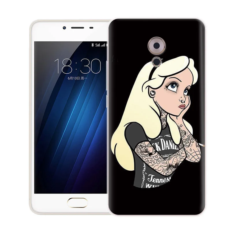 Meizu Pro 6 Plus чехол мультфильм Пластик прозрачный пограничной задняя крышка
