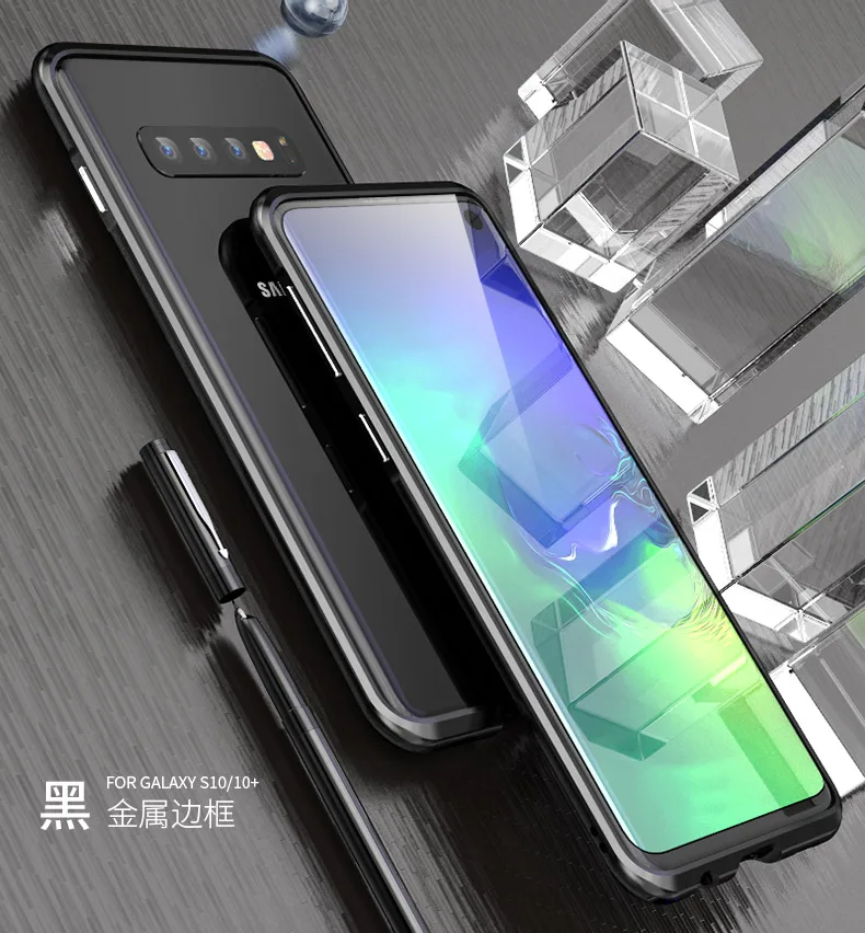Роскошный металлический алюминиевый чехол-бампер для samsung Galaxy S10 Plus S10, чехол-накладка для samsung S10 Plus, противоударный чехол s Coque