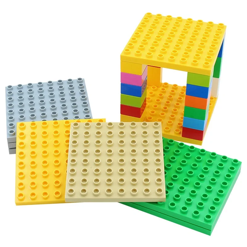 

64 dots baseplate Assemble classic Bricks Big size Building Blocks accessory Compatible Big Size sets children DIY Toys gift