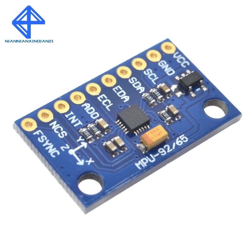 Модуль датчика связи I2C/SPI 9 осевой гироскоп + трехосный акселерометр трехосевой