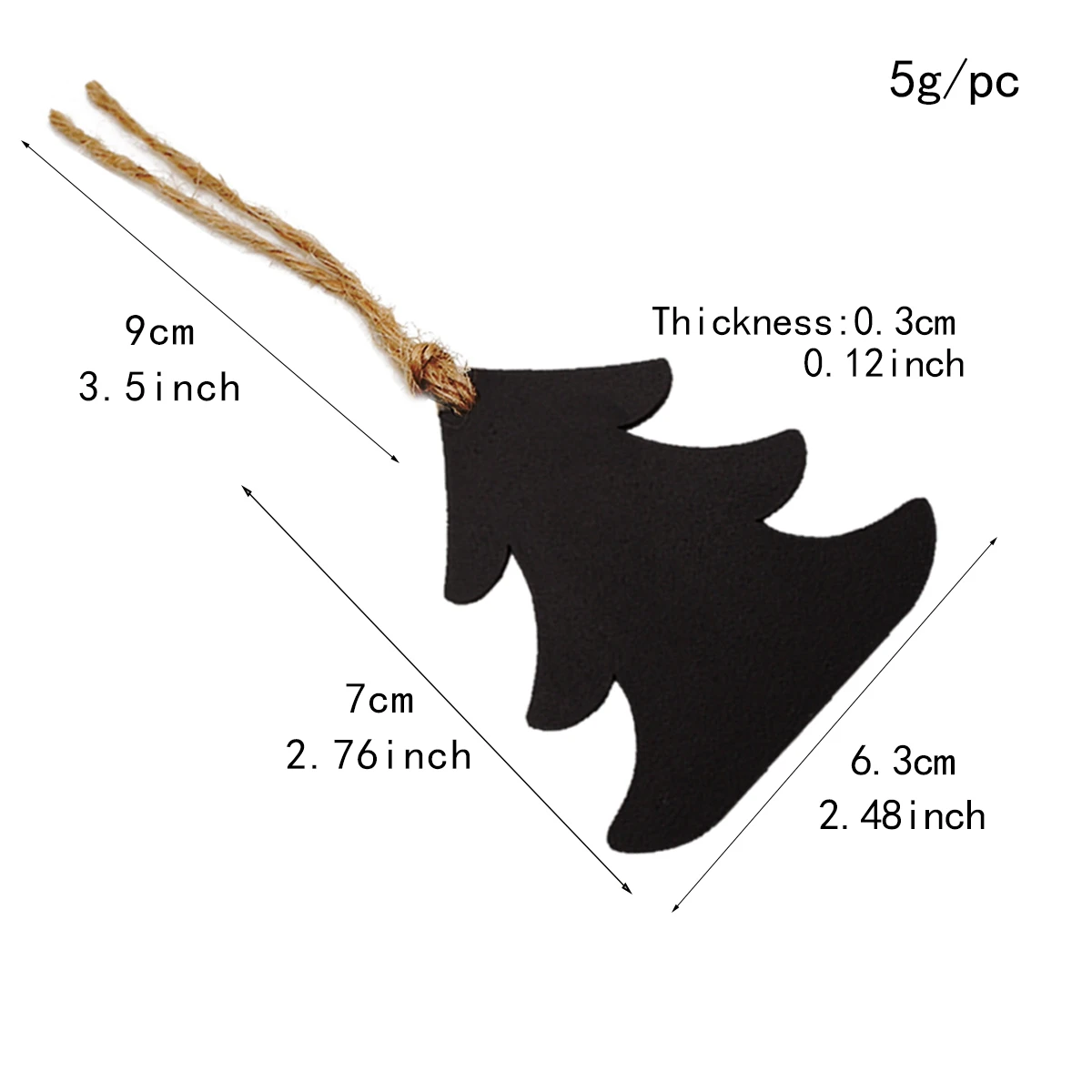 10 шт./компл. деревянная подвесная мини-доска украшение для рождественской елки