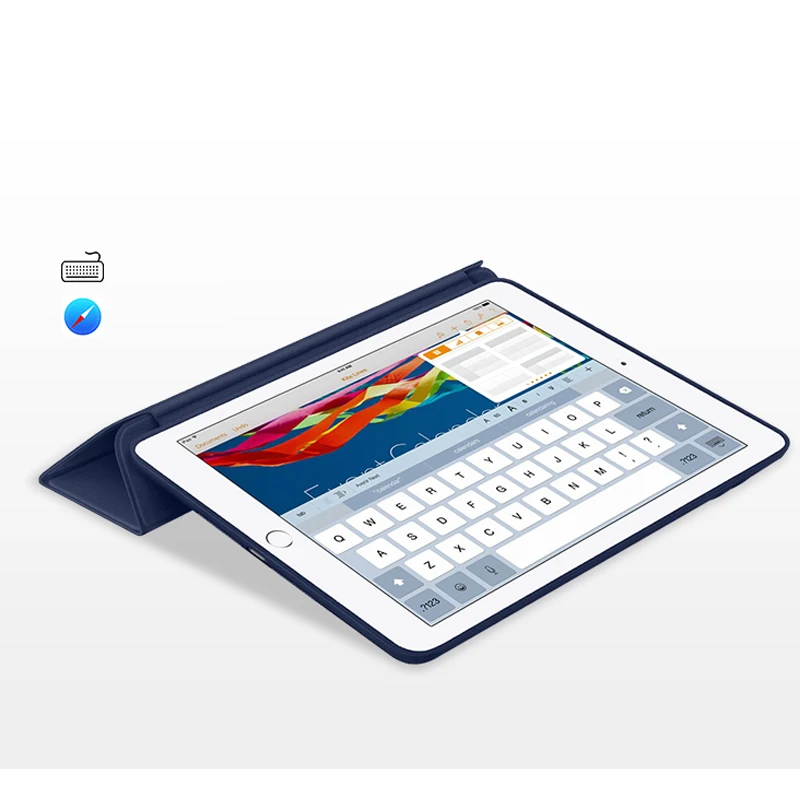 Оригинальный умный чехол для планшета защитный из искусственной кожи Apple i pad mini4 7