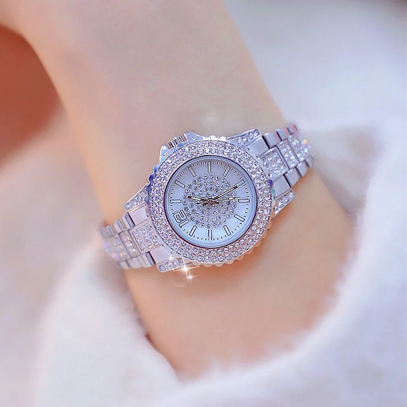 

2019 Luxury Women Watches Diamond Top Brand Elegant Dress Quartz Watches Ladies Rhinestone Wristwatch Relogios Femininos ZDJ124