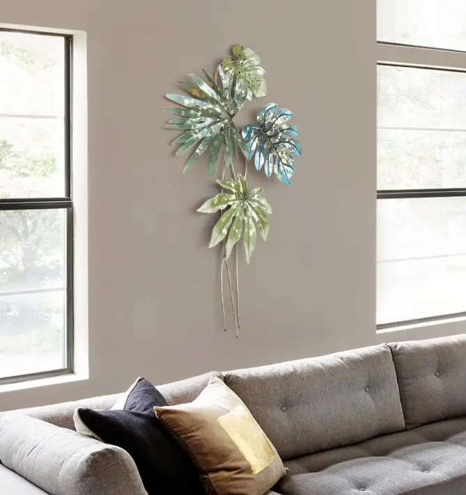 Американский кованого железа настенный завод ремесла украшения дома гостиной