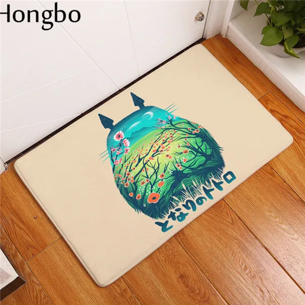 10 Hongbo Тоторо коврик 40*60 см шиншилл Кот животные Модные прямоугольные маты входная дверь моющиеся кухня пол ванная комната - Цвет: 10