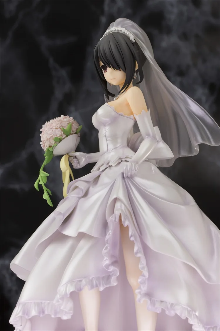 DATE A LIVE токисаки Куруми свадебное платье версия куклы ПВХ фигурка из японского, движущаяся фигурка, Коллекционная модель, игрушка для детей