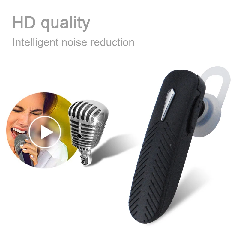 Беспроводной Bluetooth маленькие тонкие наушники микрофон музыка Спорт Бизнес