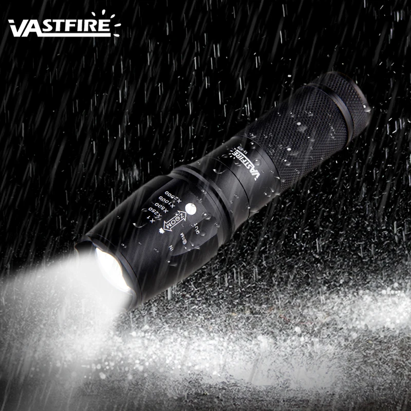 7 режимов масштабируемый светодиодный фонарик водонепроницаемый 1000 лм фонарь XML