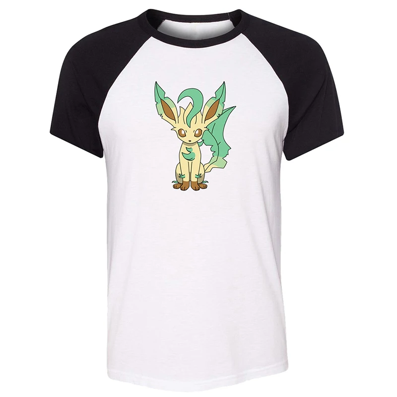 Милая Мужская футболка с принтом Pokemon eevee family Jolteon Leafeon Umbreon Glaceon Vaporeon Sylveon цвет