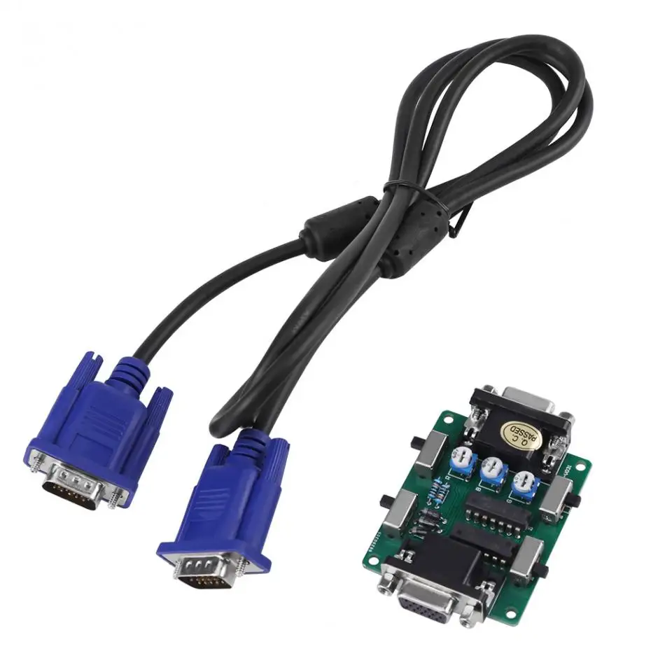 Эмулятор линейного генератора с диагональю экрана ретро игры VGA соединение